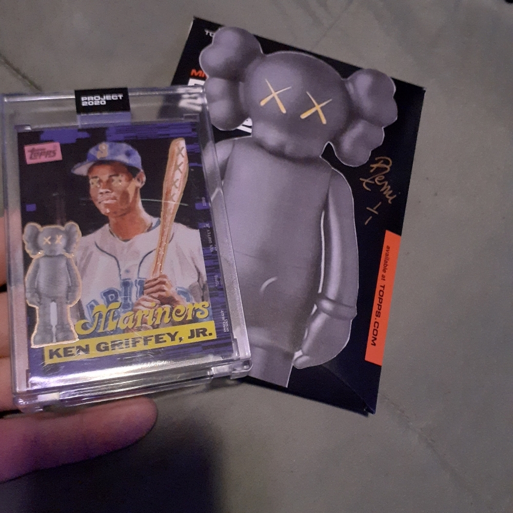 Custom embellished,topps  2020 project ken griffey